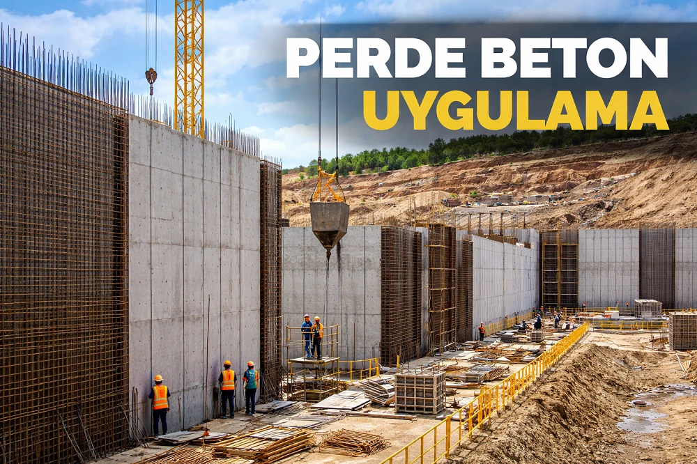 Perde Beton Uygulama