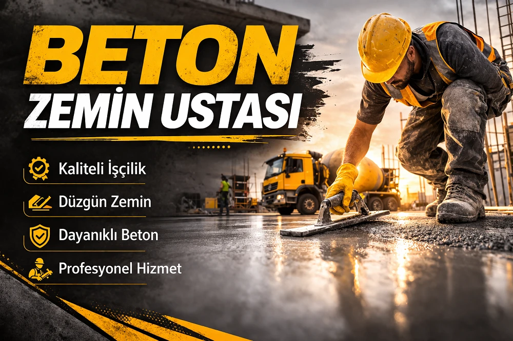 Antalya Beton Zemin Ustası